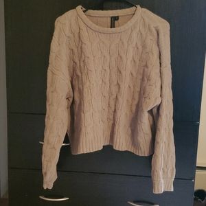 Adorable cable knit sweater